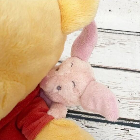 DISNEY Pooh and Piglet Plush On Shoulder Plush 14" - Picture 4 of 4